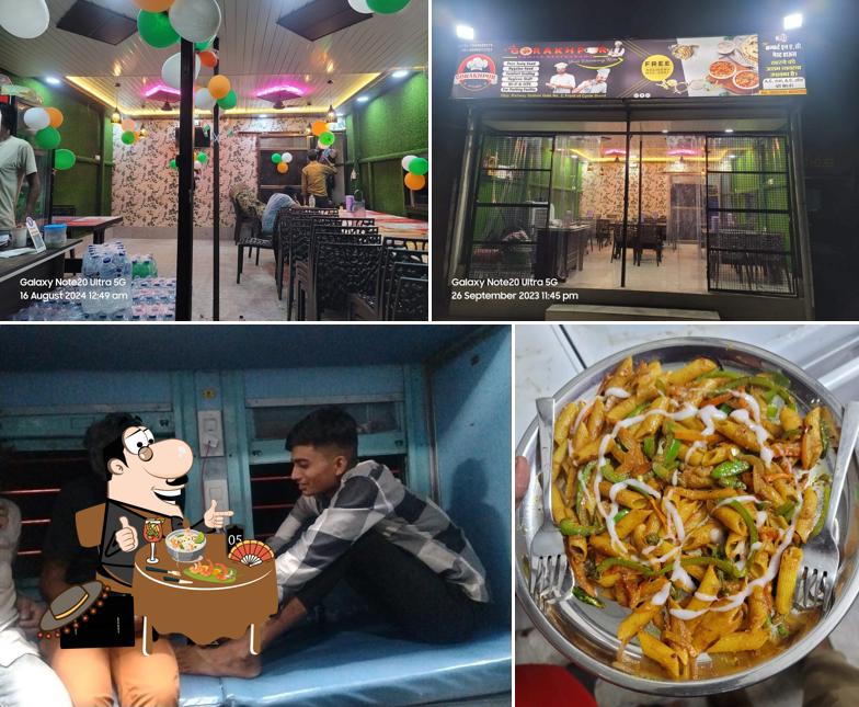 Check out the picture depicting food and interior at The Gorakhpur Family Restaurant