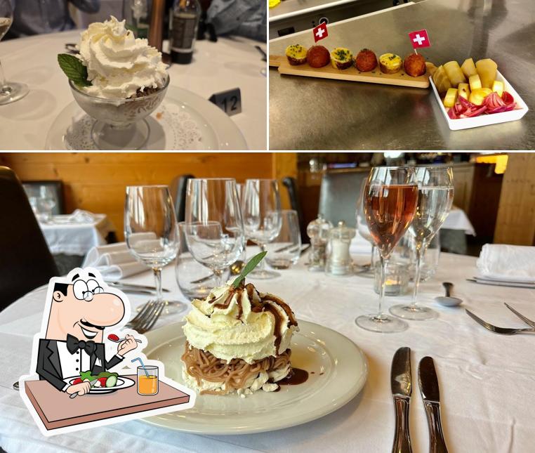 Cibo al Restaurant Le Chalet du Mont-Pèlerin