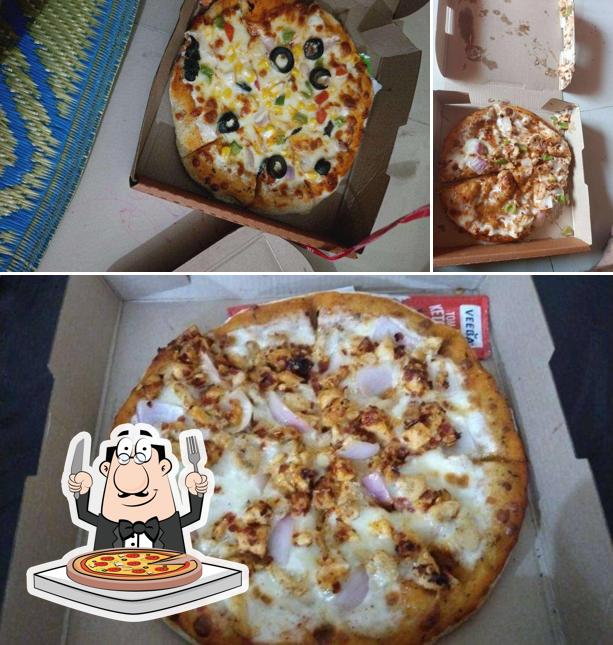 Order various variants of pizza