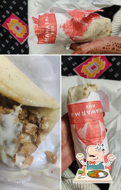 Food at Shawarma hub