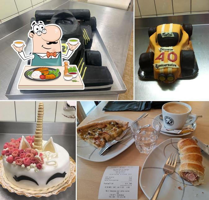 Cibo al Boulangerie Patisserie Tea Room Bernhard succ Hans Marianne & Stéphane