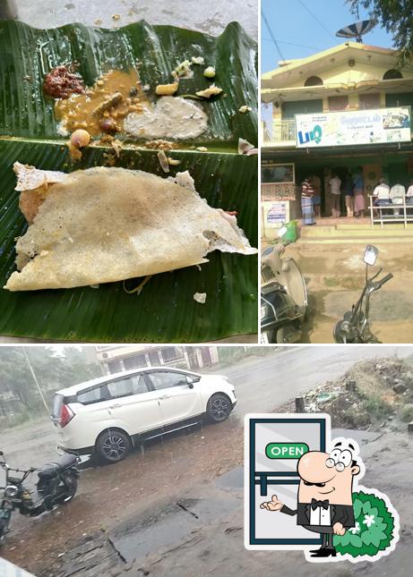 The image of Palani Hotel & Tea Shop’s exterior and food