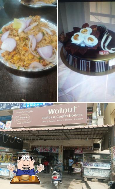 Among various things one can find food and exterior at Walnut bakes and confectioners