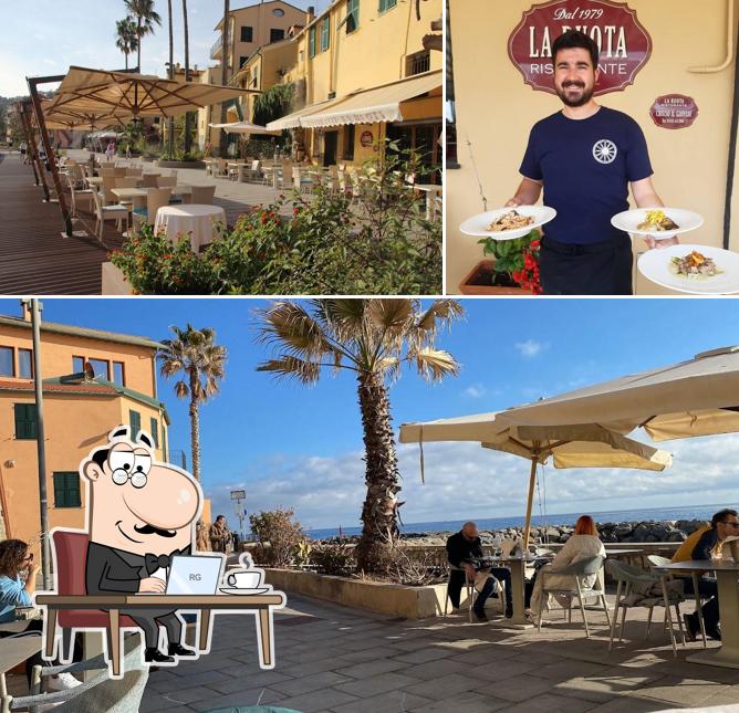 Gli interni di Ristorante La Ruota