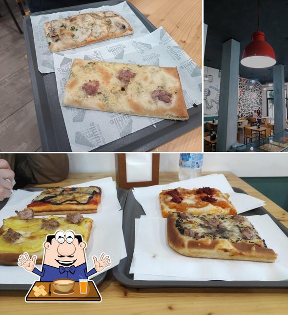 Al muro Pizza Al Taglio si caratterizza per la cibo e interni