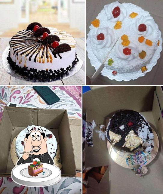 Chocolate cake at M B Bakers