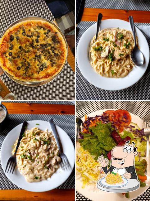 Spaghetti carbonara at The Black Pearl ( Cafe & Restaurant)