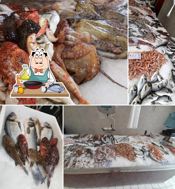 C'è un'ampia varietà di pasti a base di pesce