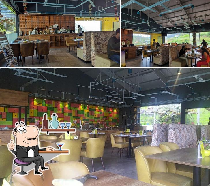 The interior of Whistler Cafe