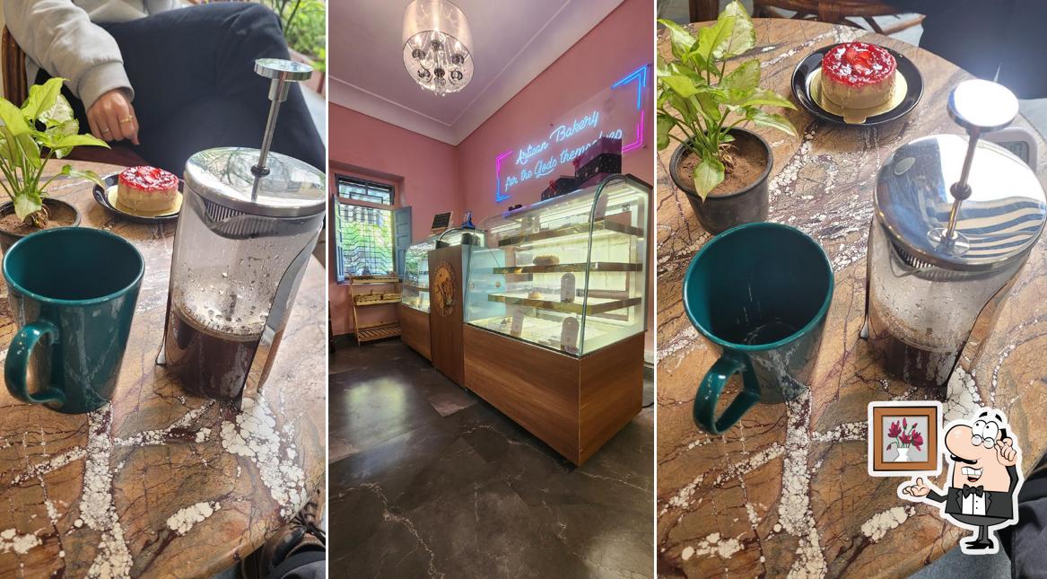 The interior of Silver Blues Patisserie