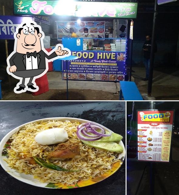 The interior of FOOD HIVE