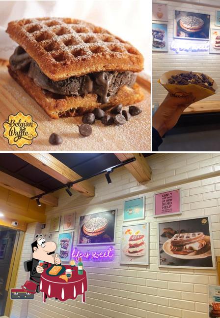 Waffles at The Belgian Waffle Co