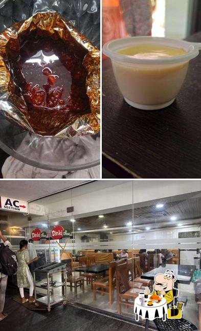 The image of Dinki Dine’s food and interior