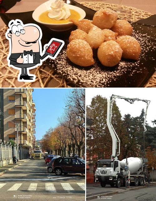 Tra le diverse cose da Fregugge Ristopizza si possono trovare la esterno e cibo