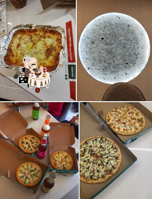Food at La Pino’z Pizza