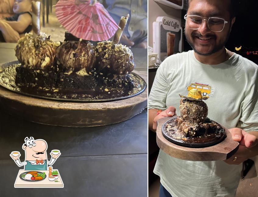 Food at Brown Art- Sizzling Brownie