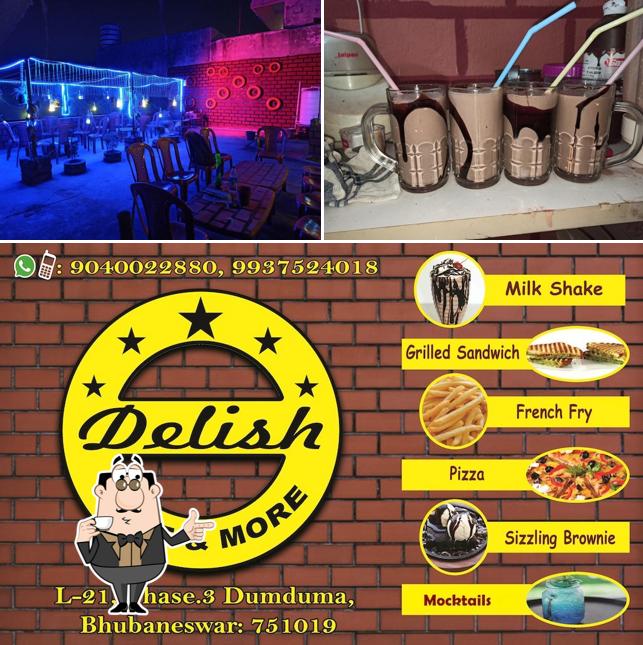 Enjoy a drink at Delish Cafe