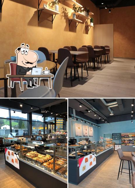 Dai un'occhiata agli interni di Josua's bakery