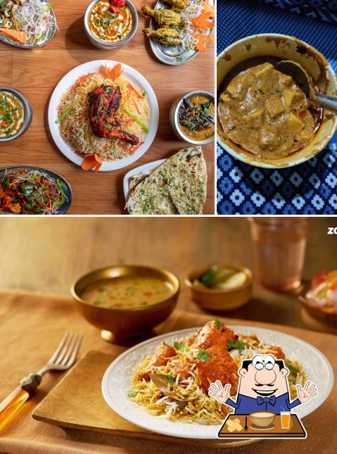 The restaurant's food and beverage