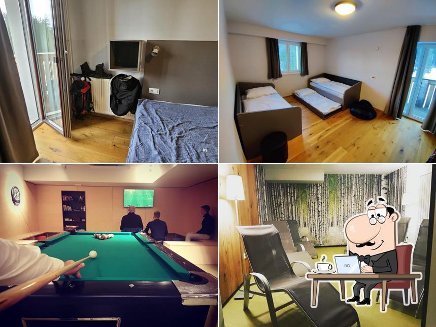 Gli interni di Hotel Pokljuka