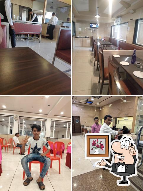 The interior of Harshali Restaurant - Pure Veg