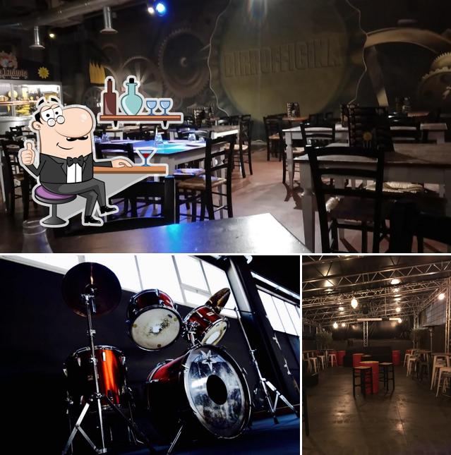 Gli interni di Birrofficina