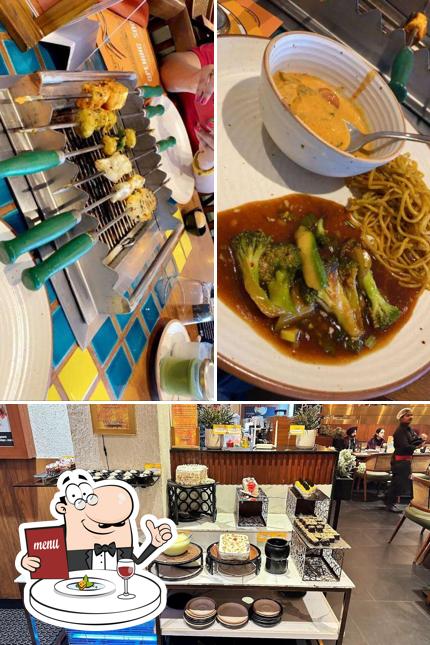 The restaurant's food and interior