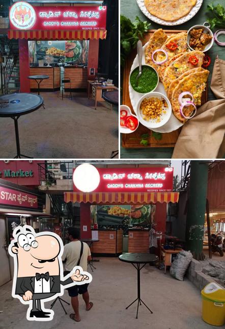 This is the image showing interior and food at Daddy's Chakhna Secrets