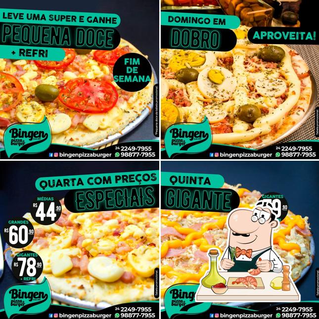 Camarão e grãos em Disk Pizzas Bingen Ltda