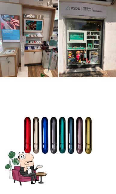 Gli interni di IQOS PREMIUM PARTNER BERNALDA