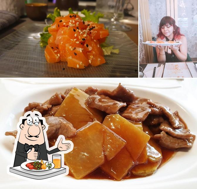 Questa è la immagine che presenta la cibo e bevanda di Semì restaurant Sushi Jesi