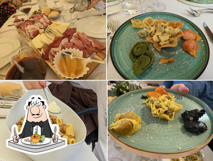Platti al Trattoria Il Cavallino