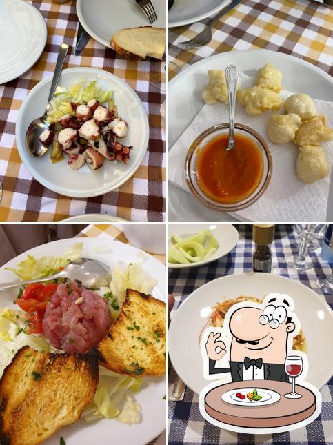 Cibo al Trattoria La Locanda dei Mercanti