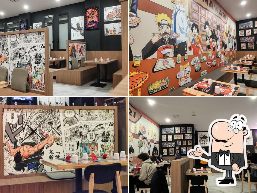 Dai un'occhiata agli interni di Himawari Ramen