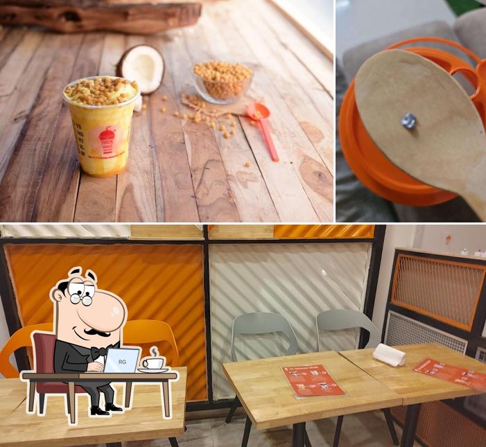 The interior of The Thickshake Factory