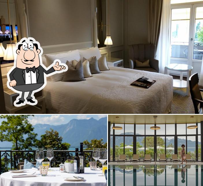 Dai un'occhiata agli interni di Fairmont Le Montreux Palace