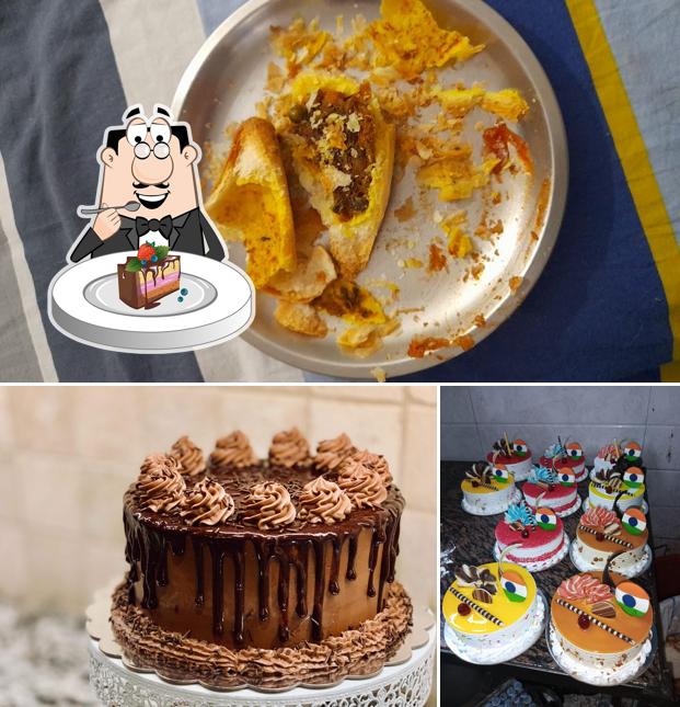 Chocolate cake at Dharm Chand Bakers