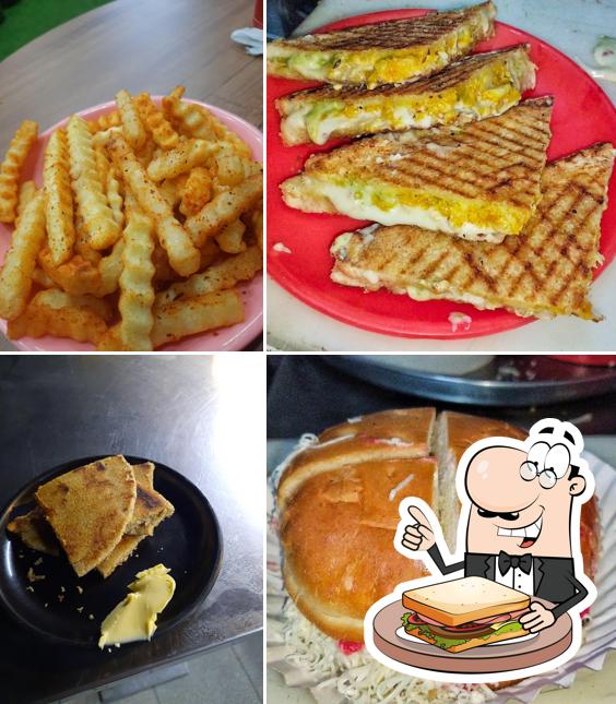 Grilled cheese sandwich at Jafar Tea (Aradhana Tea)