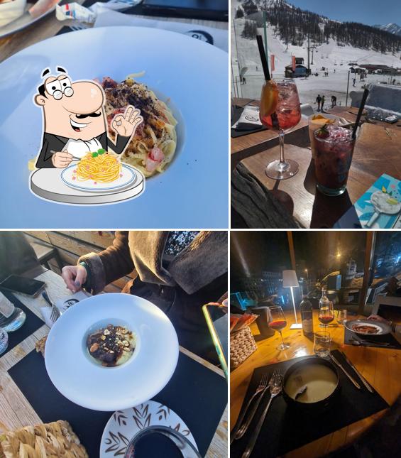 Spaghetti alla carbonara al I.GLOO Sky Bar and Food