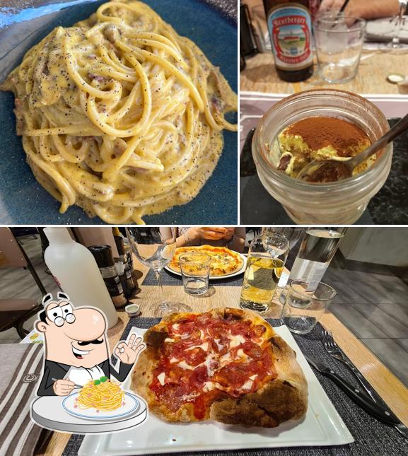 Spaghetti alla carbonara al The loft 75