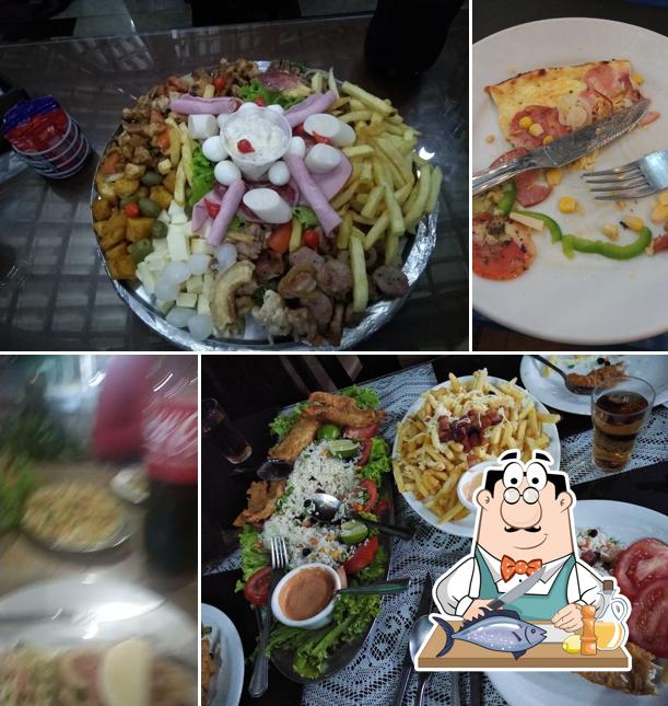 Salmão grelhado em Restaurante Chapéu de Palha