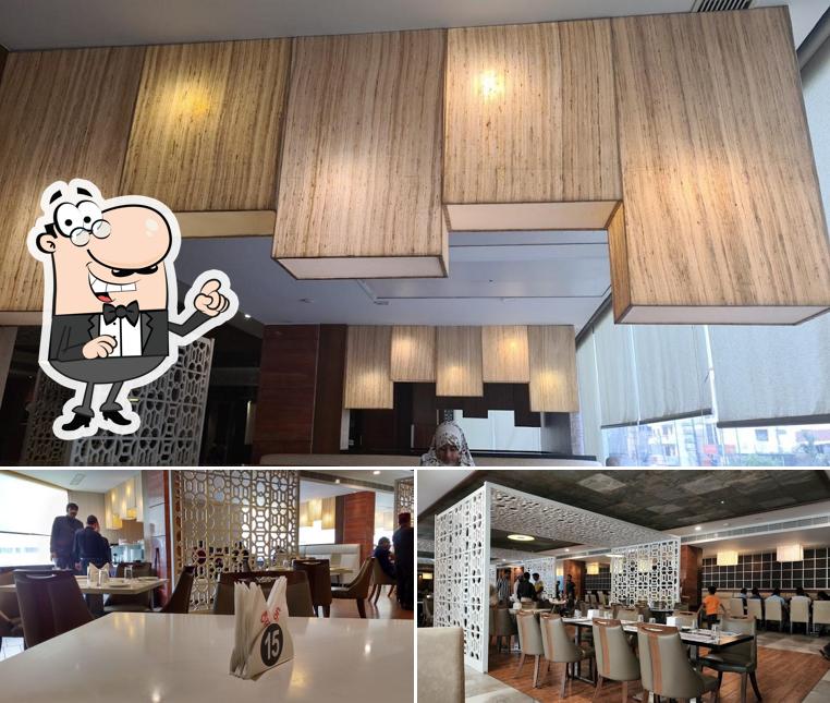 The interior of Zaitoon Restaurant , JP Nagar