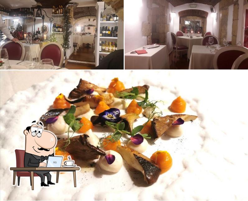 Da Marino al St. Remy si caratterizza per la interni e cibo