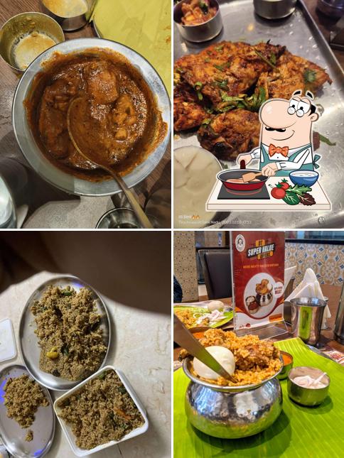 Chicken curry at Dindigul Thalappakatti Restaurant TRICHY