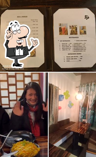 The photo of Bawarchi Kafyh’s interior and food