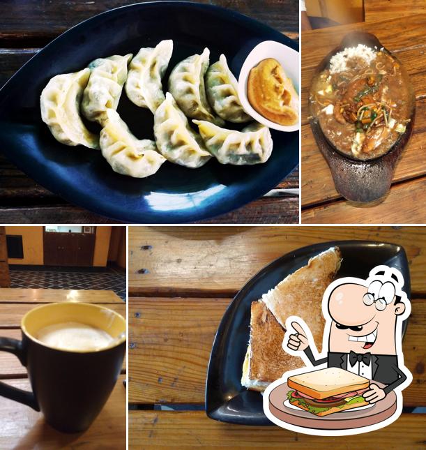 Grilled cheese sandwich at Moksha Resto cafe by Namo Food