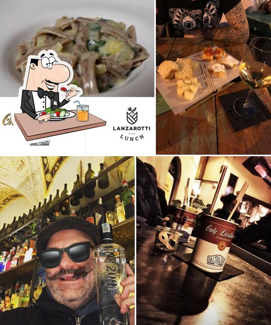 La immagine di cibo e bancone da bar da Balthazar