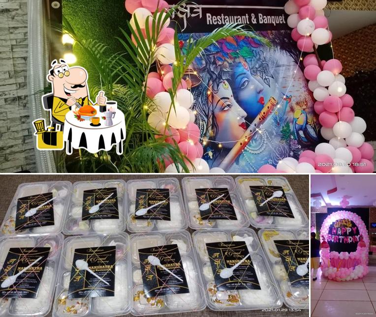 Food at Nakshatra Veg Restaurant and banquet hall