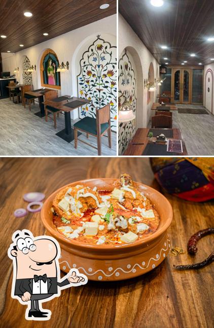 Take a seat at one of the tables at Nirjharna Kitchen