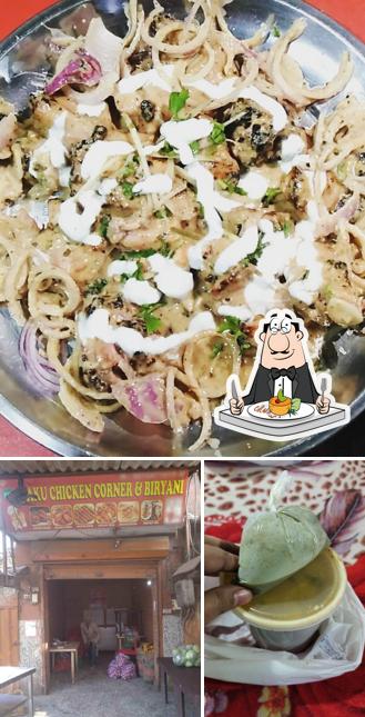 Food at Kaku Chicken Corner